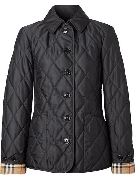 Quilted Thermoregulated Jacket in Black 